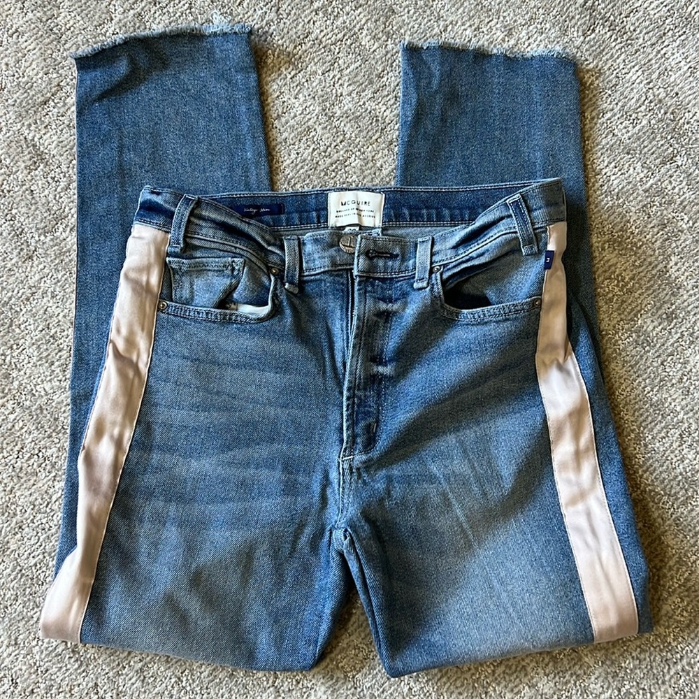 MCGUIRE Ultra High-Rise ‘Vintage Slim’ Jeans via ANTHROPOLOGIE